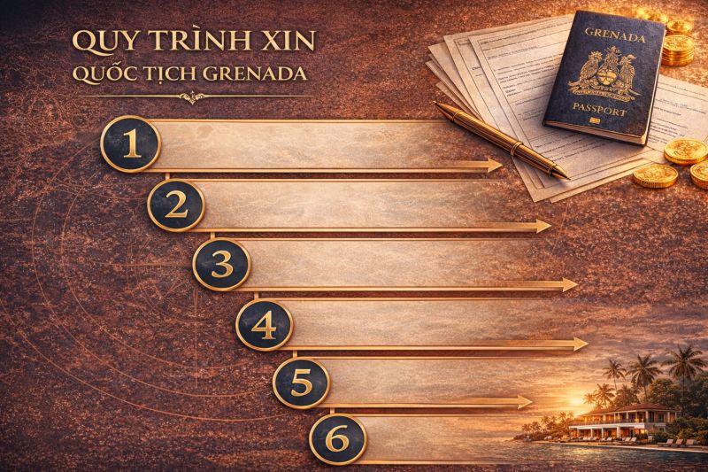 ĐIỀU KIỆN V&Agrave; QUY TR&Igrave;NH XIN QUỐC TỊCH GRENADA